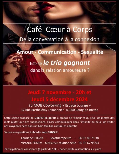 Cafe coeur a corps 7nov et 5 dec2024